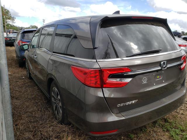 Photo 3 from auction – 2021 HONDA ODYSSEY EX with VIN 5FNRL6H72MB012709
