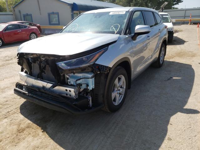 Photo 2 from auction – 2021 TOYOTA HIGHLANDER with VIN 5TDBZRBH9MS102616