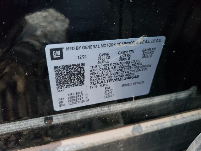 Photo 10 from auction – 2021 GMC TERRAIN SL with VIN 3GKALTEV6ML346648