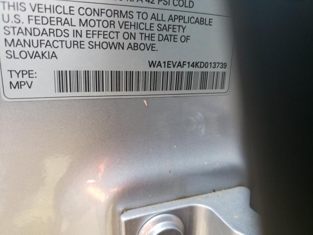 Photo 10 from auction – 2019 AUDI Q8 PREMIUM with VIN WA1EVAF14KD013739