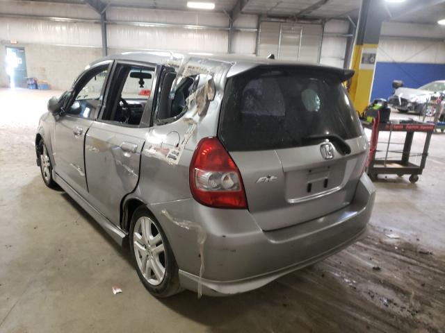 Photo 3 from auction – 2007 HONDA FIT with VIN JHMGD38607S039729