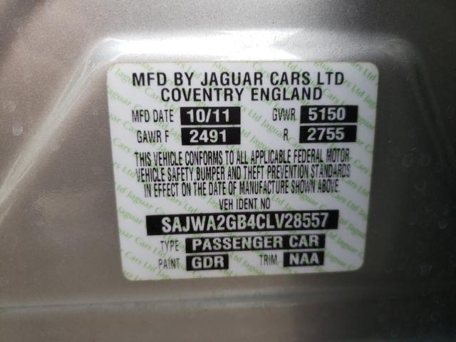 Photo 10 from auction – 2012 JAGUAR XJL with VIN SAJWA2GB4CLV28557