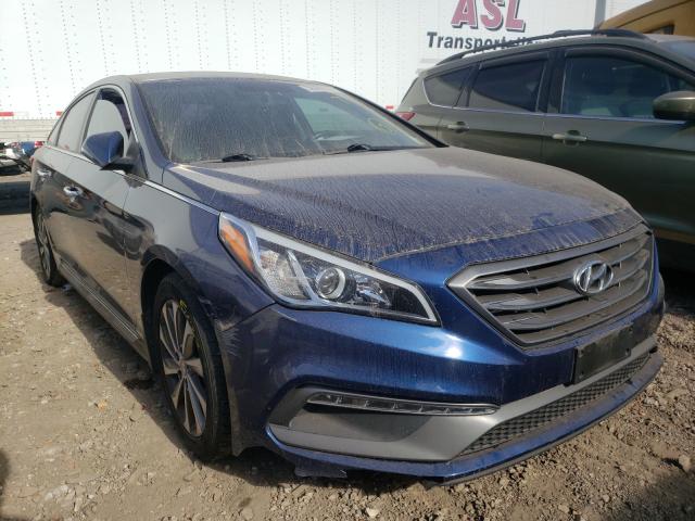 HYUNDAI SONATA SPO 2016 with VIN 5NPE34AF6GH423931 - Photo from auction