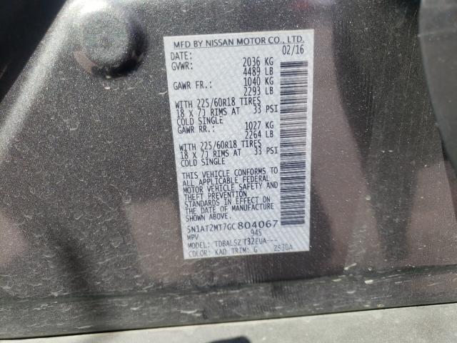 Photo 10 from auction – 2016 NISSAN ROGUE S with VIN 5N1AT2MT7GC804067