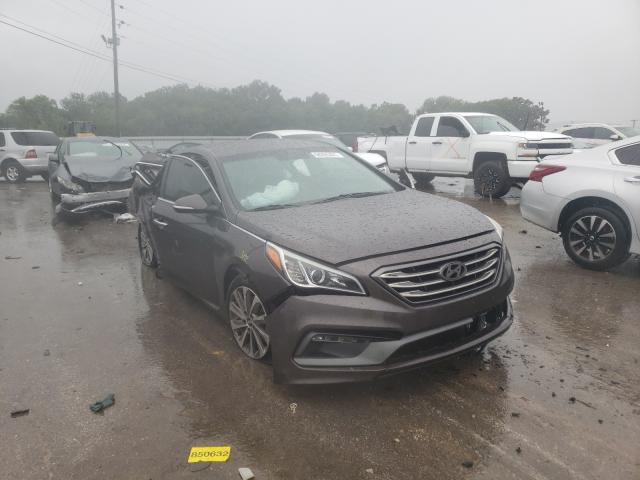 HYUNDAI SONATA SPO 2015 with VIN 5NPE34AF6FH168955 - Photo from auction