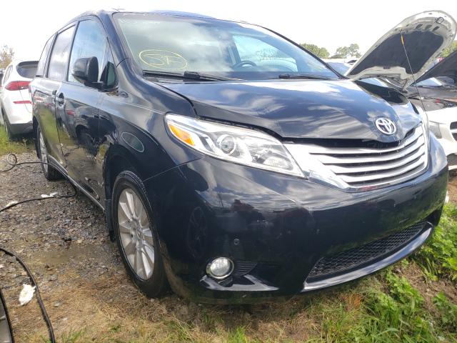 TOYOTA SIENNA XLE 2015 with VIN 5TDDK3DC1FS111213 - Photo from auction