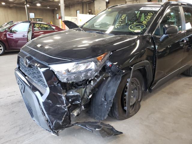 Photo 9 from auction – 2019 TOYOTA RAV4 LE with VIN 2T3F1RFV8KW075770