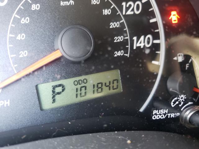 Photo 8 from auction – 2009 TOYOTA COROLLA BA with VIN 2T1BU40E19C105911