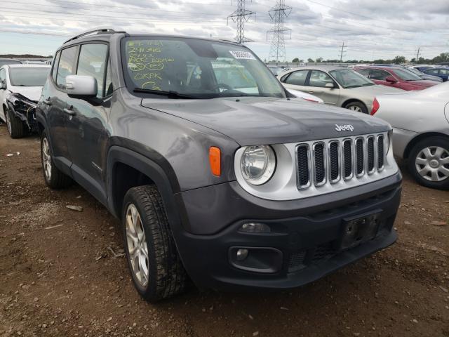 JEEP RENEGADE L 2017 with VIN ZACCJBDB4HPE50452 - Photo from auction