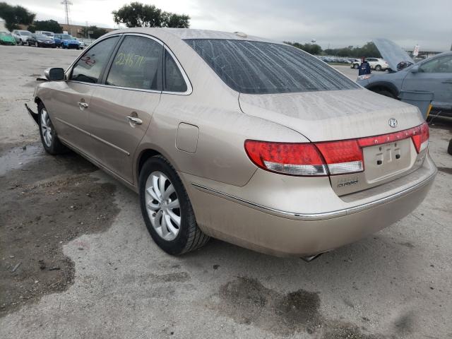Photo 3 from auction – 2008 HYUNDAI AZERA SE with VIN KMHFC46F18A289671