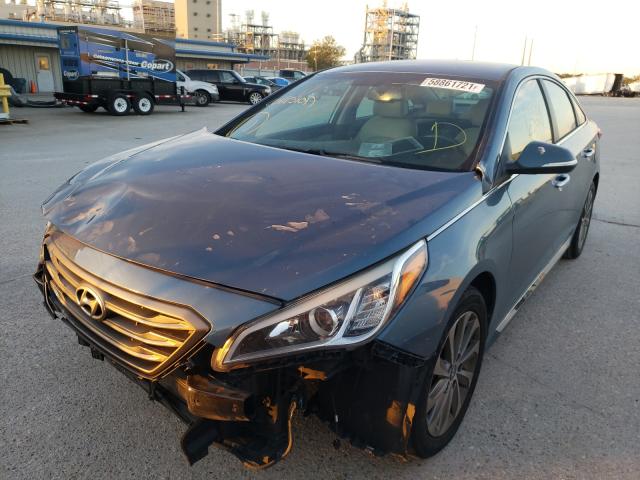 Photo 2 from auction – 2015 HYUNDAI SONATA SPO with VIN 5NPE34AF9FH245673
