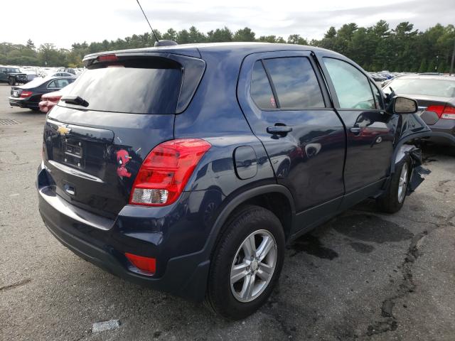 Photo 4 from auction – 2019 CHEVROLET TRAX LS with VIN 3GNCJNSB7KL228595