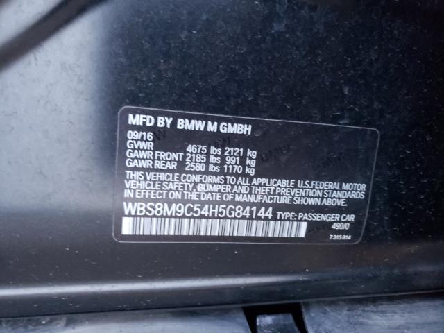 Photo 10 from auction – 2017 BMW M3 with VIN WBS8M9C54H5G84144