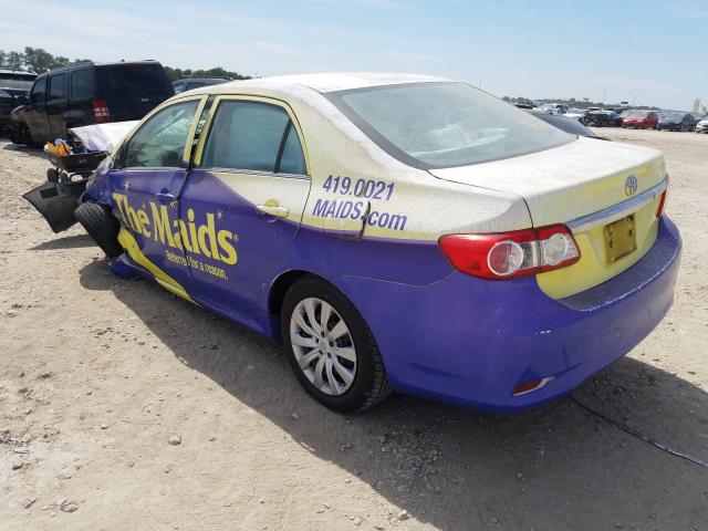 Photo 3 from auction – 2013 TOYOTA COROLLA BA with VIN 5YFBU4EE0DP149450