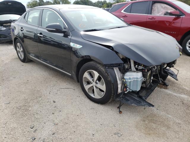KIA OPTIMA HYB 2014 with VIN KNAGM4AD7E5066418 - Photo from auction