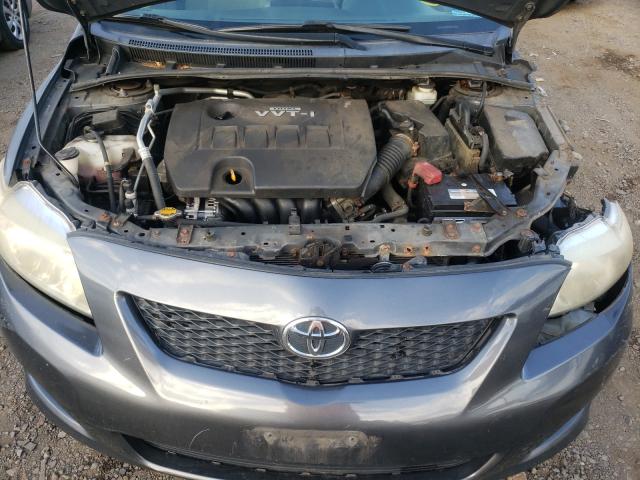 Photo 7 from auction – 2009 TOYOTA COROLLA BA with VIN 2T1BU40E19C105911