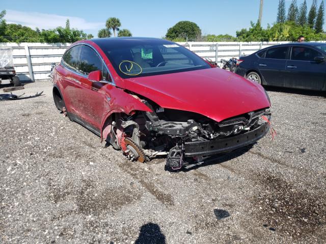 TESLA MODEL X 2020 with VIN 5YJXCAE43LF266397 - Photo from auction