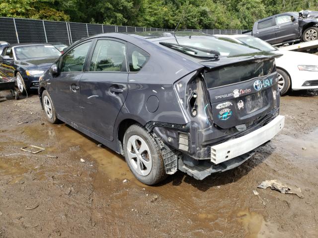 Photo 3 from auction – 2013 TOYOTA PRIUS with VIN JTDKN3DU8D1649294