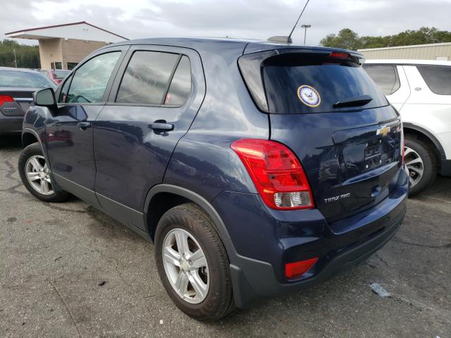 Photo 3 from auction – 2019 CHEVROLET TRAX LS with VIN 3GNCJNSB7KL228595