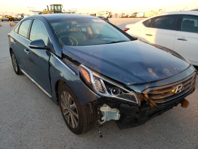 HYUNDAI SONATA SPO 2015 with VIN 5NPE34AF9FH245673 - Photo from auction