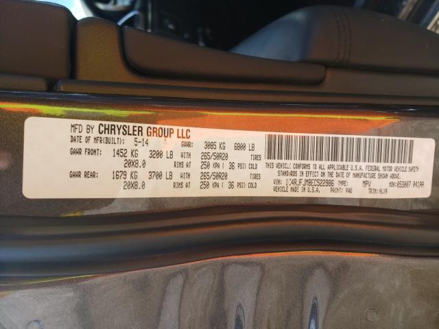 Photo 10 from auction – 2014 JEEP GRAND CHER with VIN 1C4RJFJM8EC522986