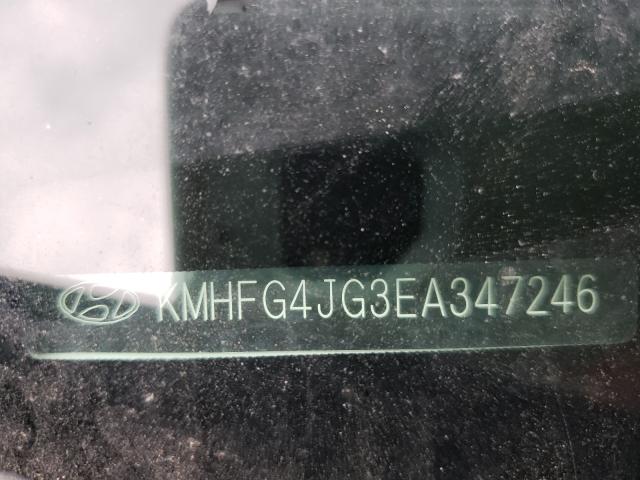 Photo 10 from auction – 2014 HYUNDAI AZERA with VIN KMHFG4JG3EA347246