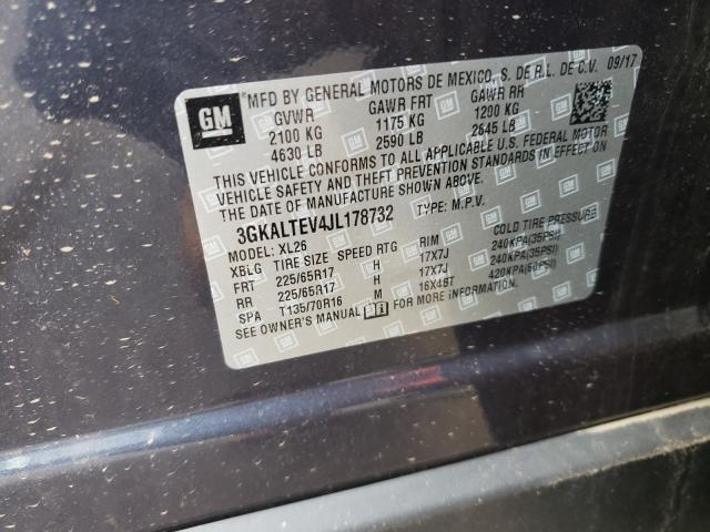 Photo 10 from auction – 2018 GMC TERRAIN SL with VIN 3GKALTEV4JL178732