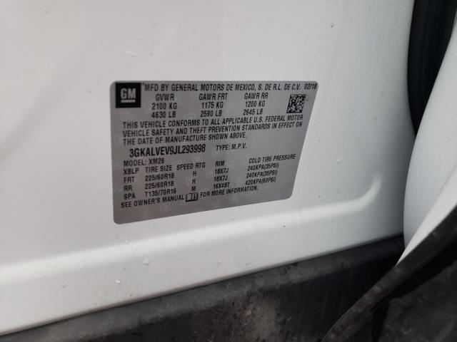 Photo 10 from auction – 2018 GMC TERRAIN SL with VIN 3GKALVEV9JL293998