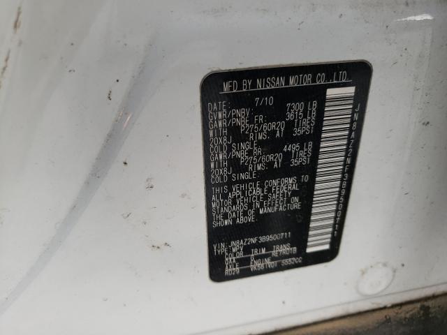 Photo 10 from auction – 2011 INFINITI QX56 with VIN JN8AZ2NF3B9500711