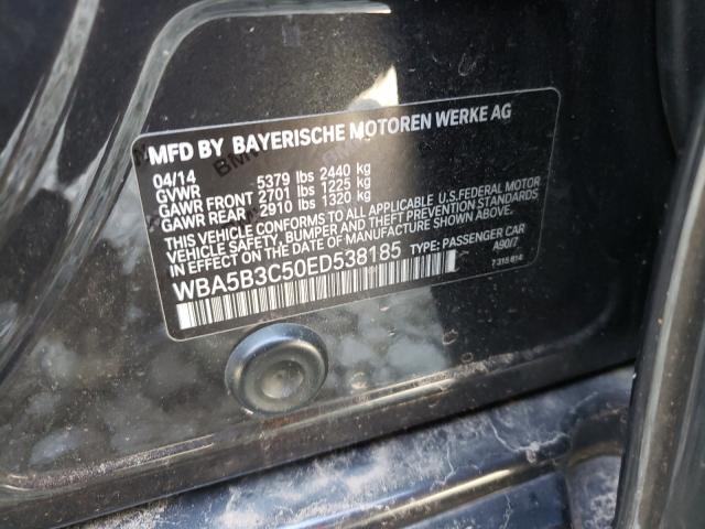 Photo 10 from auction – 2014 BMW 535 XI with VIN WBA5B3C50ED538185