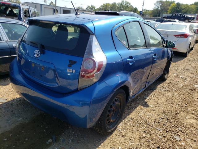 Photo 4 from auction – 2012 TOYOTA PRIUS C with VIN JTDKDTB30C1527234