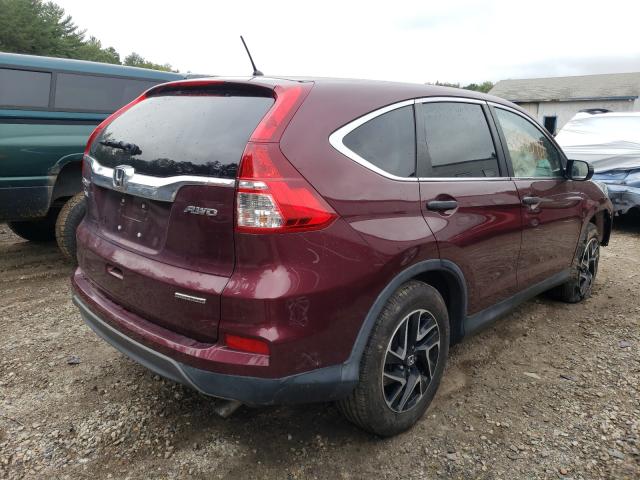 Photo 4 from auction – 2016 HONDA CR-V SE with VIN 2HKRM4H46GH703772