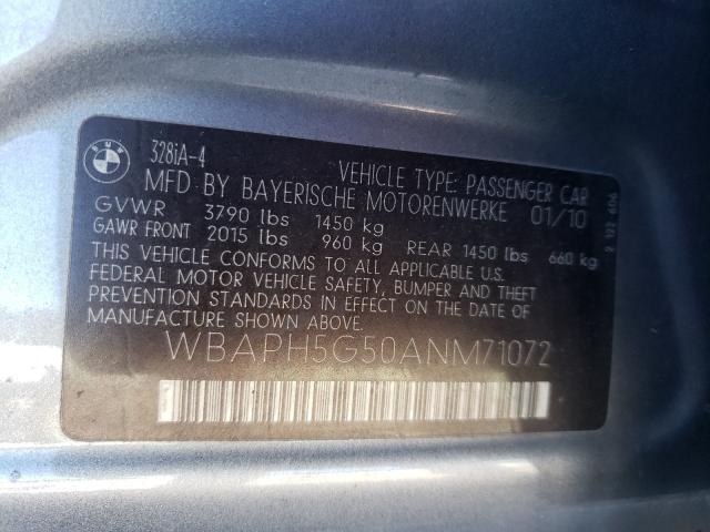 Photo 10 from auction – 2010 BMW 328 I SULE with VIN WBAPH5G50ANM71072