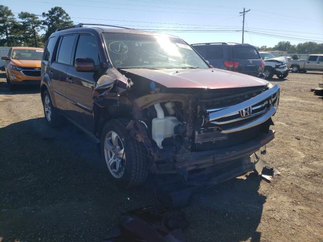 HONDA PILOT EXLN 2012 with VIN 5FNYF4H78CB078753 - Photo from auction