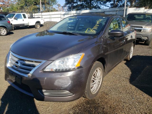 Photo 2 from auction – 2014 NISSAN SENTRA S with VIN 3N1AB7AP0EL627491