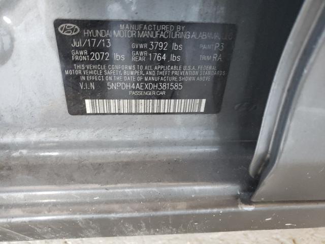 Photo 10 from auction – 2013 HYUNDAI ELANTRA with VIN 5NPDH4AEXDH381585