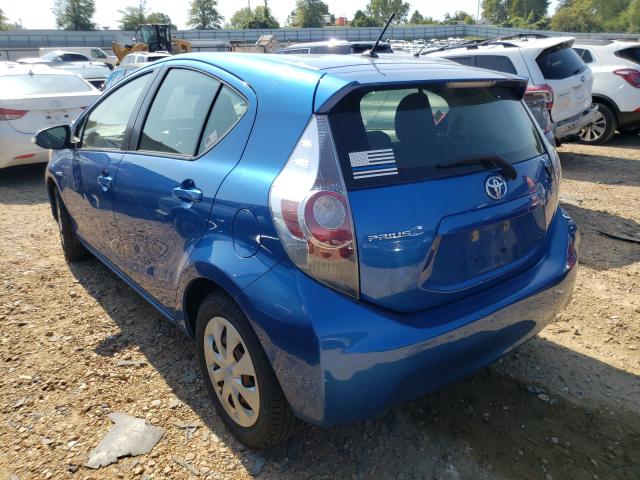 Photo 3 from auction – 2012 TOYOTA PRIUS C with VIN JTDKDTB30C1527234