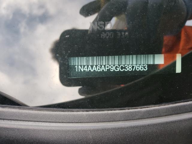 Photo 10 from auction – 2016 NISSAN MAXIMA 3.5 with VIN 1N4AA6AP9GC387663