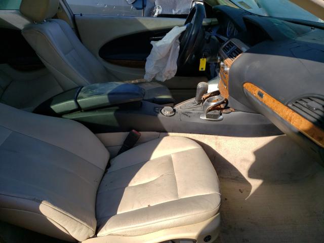 Photo 5 from auction – 2006 BMW 650 I with VIN WBAEH13466CR51245