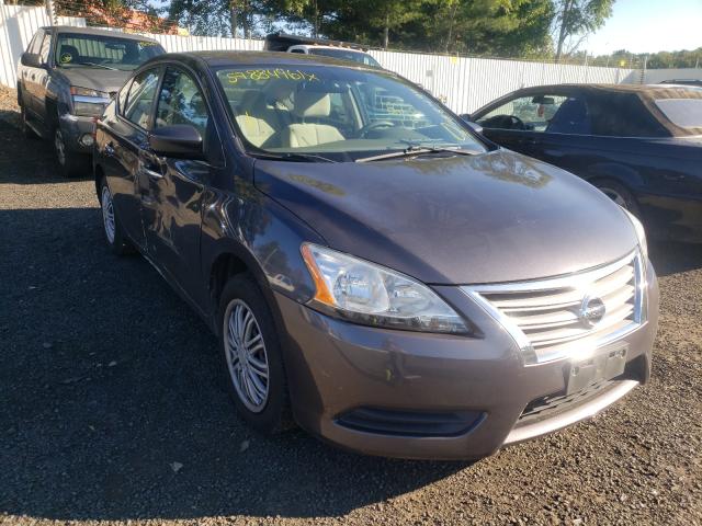 NISSAN SENTRA S 2014 with VIN 3N1AB7AP0EL627491 - Photo from auction