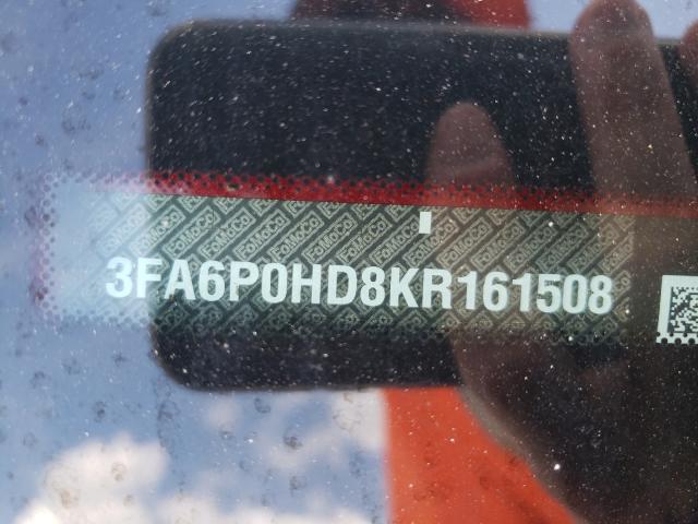 Photo 10 from auction – 2019 FORD FUSION SE with VIN 3FA6P0HD8KR161508