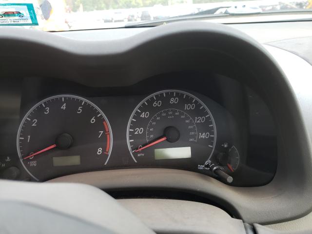 Photo 8 from auction – 2009 TOYOTA COROLLA BA with VIN 2T1BU40E19C053311
