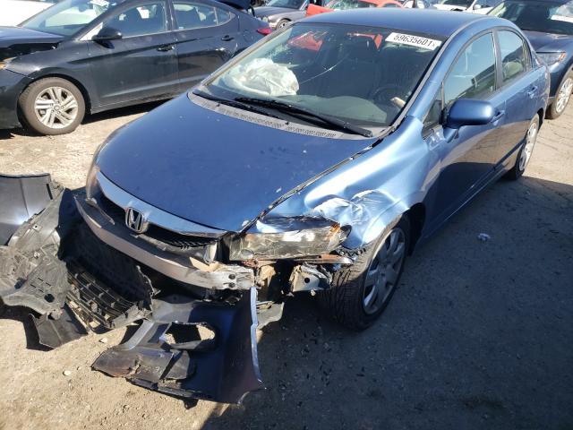 Photo 2 from auction – 2010 HONDA CIVIC LX with VIN 19XFA1F50AE043195