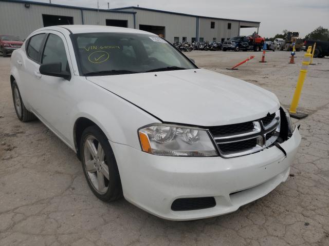 DODGE AVENGER SE 2013 with VIN 1C3CDZAB9DN680614 - Photo from auction