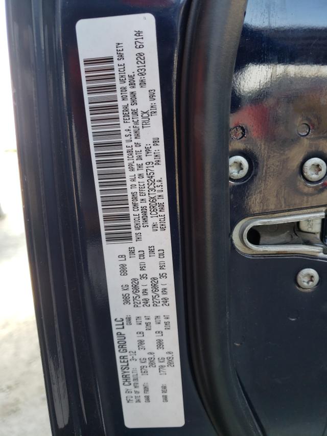 Photo 10 from auction – 2012 DODGE RAM 1500 S with VIN 1C6RD6KT3CS245719