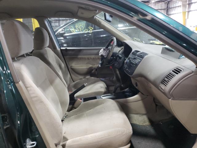 Photo 5 from auction – 2002 HONDA CIVIC LX with VIN 2HGES16502H539498