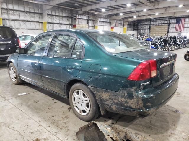 Photo 3 from auction – 2002 HONDA CIVIC LX with VIN 2HGES16502H539498