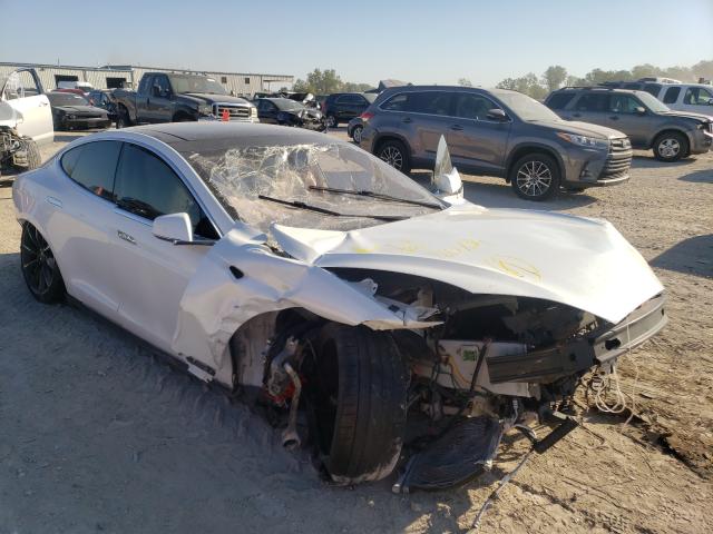 TESLA MODEL S P8 2015 with VIN 5YJSA1H47FF080734 - Photo from auction