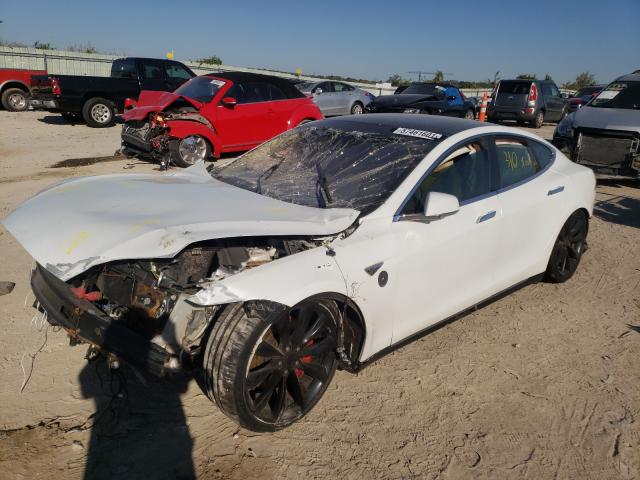 Photo 2 from auction – 2015 TESLA MODEL S P8 with VIN 5YJSA1H47FF080734