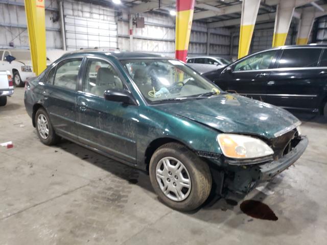 Photo 1 from auction – 2002 HONDA CIVIC LX with VIN 2HGES16502H539498
